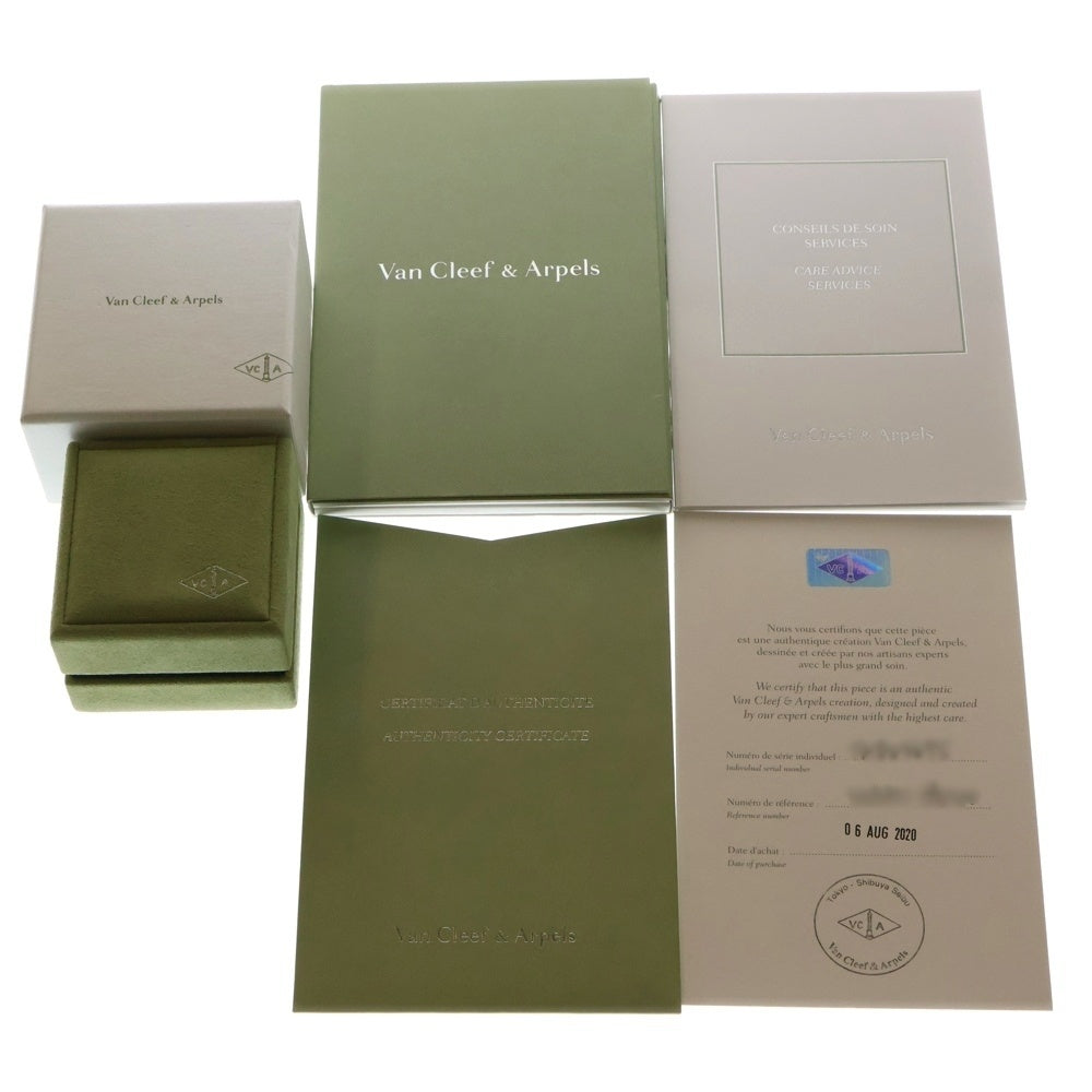 Van Cleef & Arpels(ヴァンクリーフアンドアーペル) スウィート アルハンブラ ペンダント ネックレス K18 ローズゴールド/レッド カーネリアン VCARN59M00