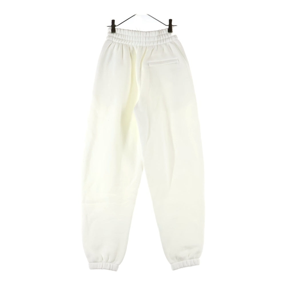 ALEXANDER WANG(アレキサンダーワン) パフロゴヘビーウェイトスウェットパンツ 4CC3224348 ホワイト レディース