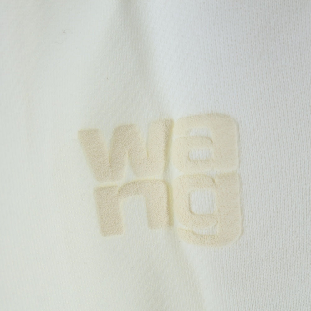 ALEXANDER WANG(アレキサンダーワン) パフロゴヘビーウェイトスウェットパンツ 4CC3224348 ホワイト レディース
