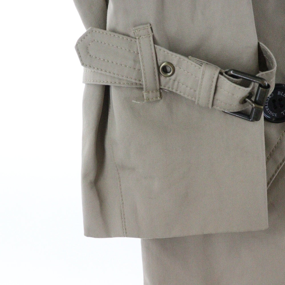 BLUE LABEL CRESTBRIDGE(ブルーレーベルクレストブリッジ) 裏地チェックライナー付きトレンチコート 55A10-800-42 ベージュ レディース