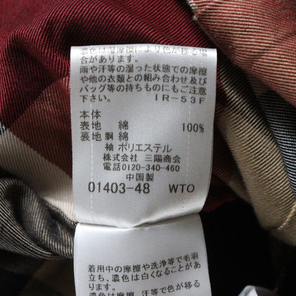 BLUE LABEL CRESTBRIDGE(ブルーレーベルクレストブリッジ) 裏地チェックライナー付きトレンチコート 55A10-800-42 ベージュ レディース