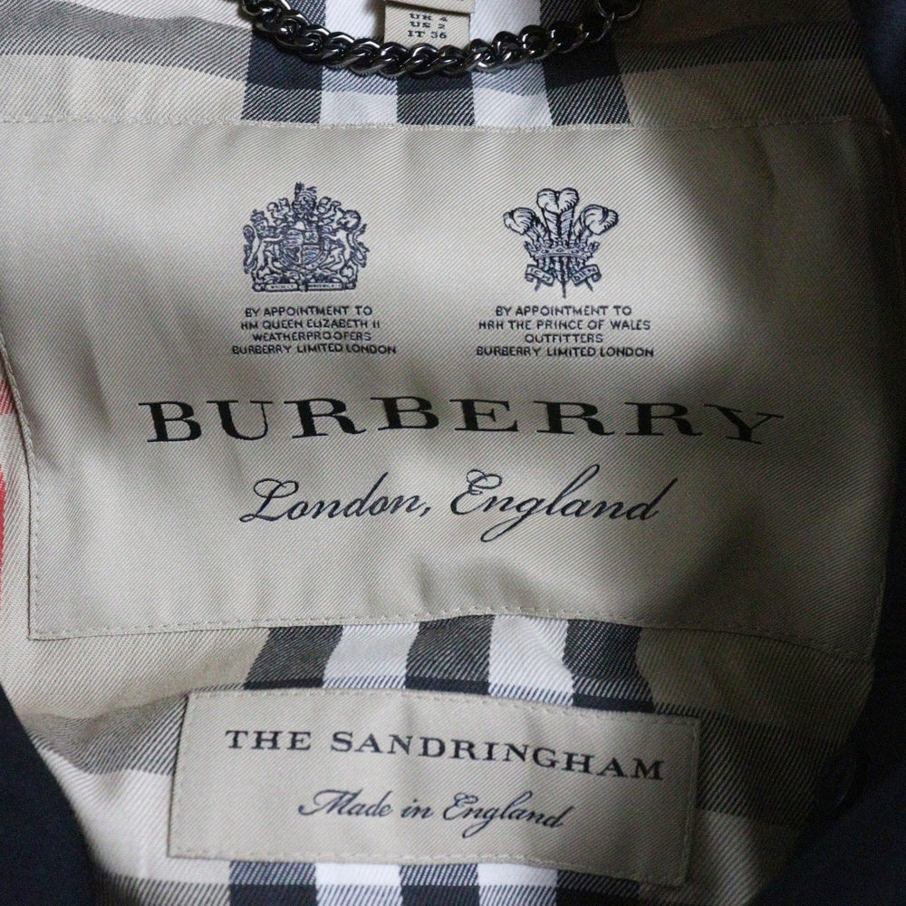 BURBERRY(バーバリー) THE SANDRINGHAM サンドリンガム ロングトレンチコート 2850/66R ブラック レディース
