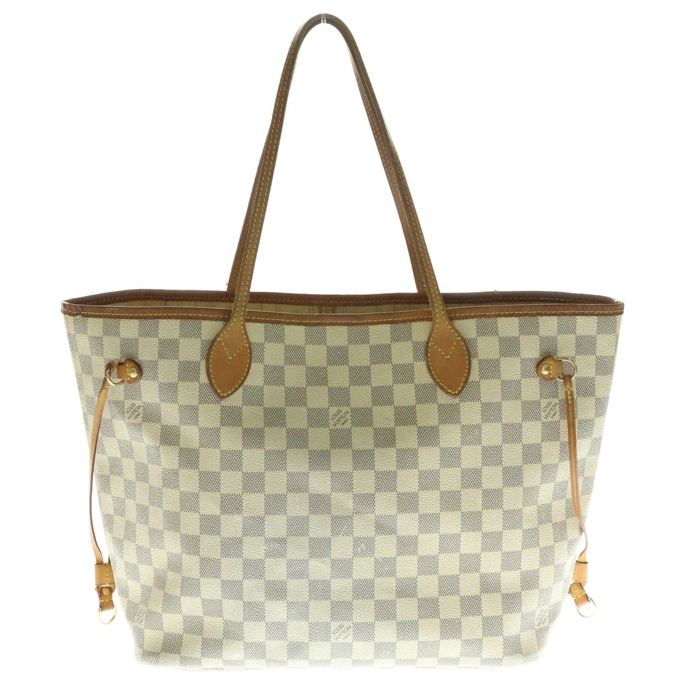 LOUIS VUITTON(ルイヴィトン) ダミエアズール ネヴァーフルMM トートバッグ N41361 ホワイト/ネイビー レディース