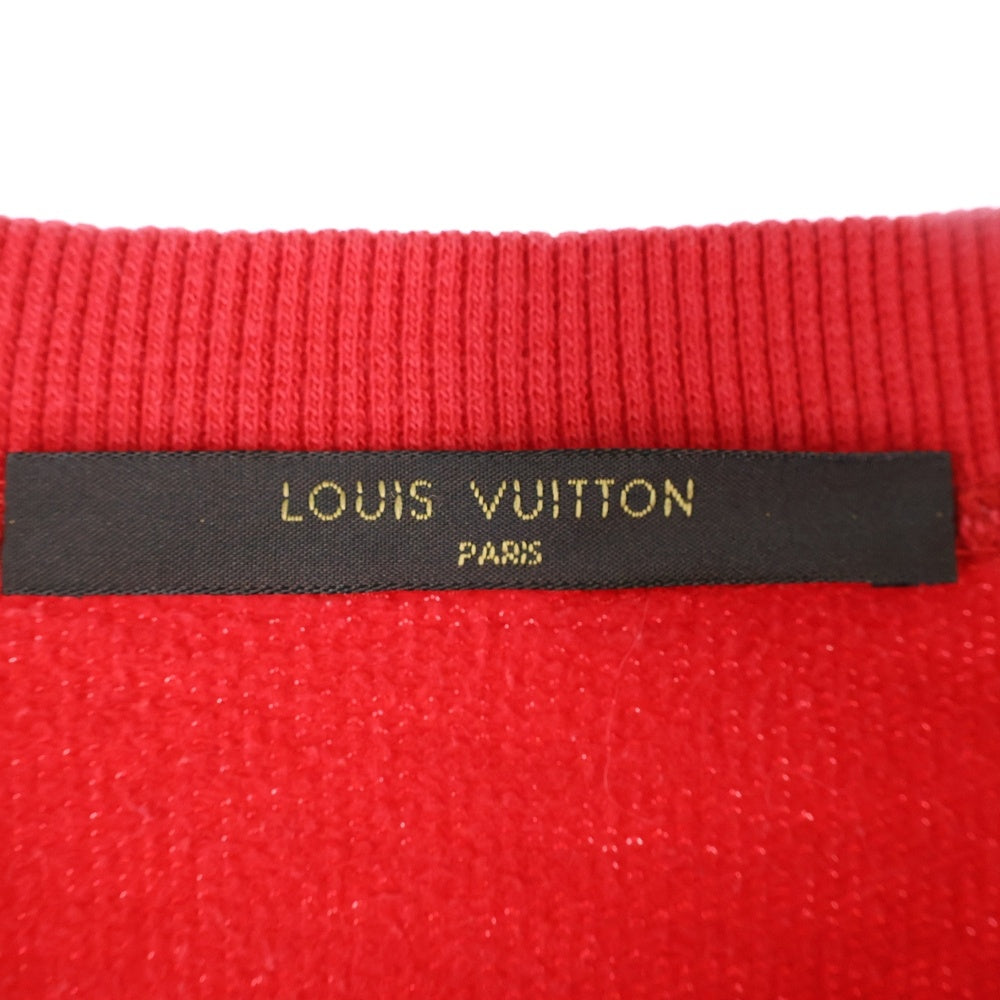LOUIS VUITTON(ルイヴィトン) 17AW × SUPREME Arc Logo Crewneck RM172 JIU HDY93W シュプリーム アーチロゴ クルーネックスウェットトレーナー レッド