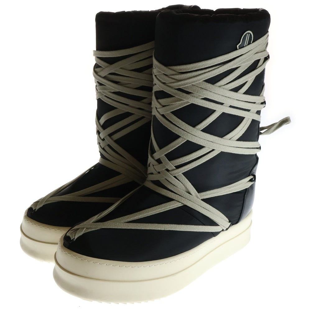 Rick Owens(リックオウエンス) ×MONCLER BIGROCKS MU02C4H20M3863 モンクレール ビッグロックス ロングブーツ ブラック