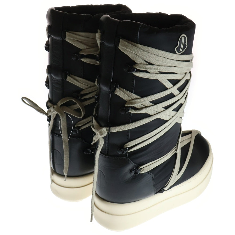 Rick Owens(リックオウエンス) ×MONCLER BIGROCKS MU02C4H20M3863 モンクレール ビッグロックス ロングブーツ ブラック