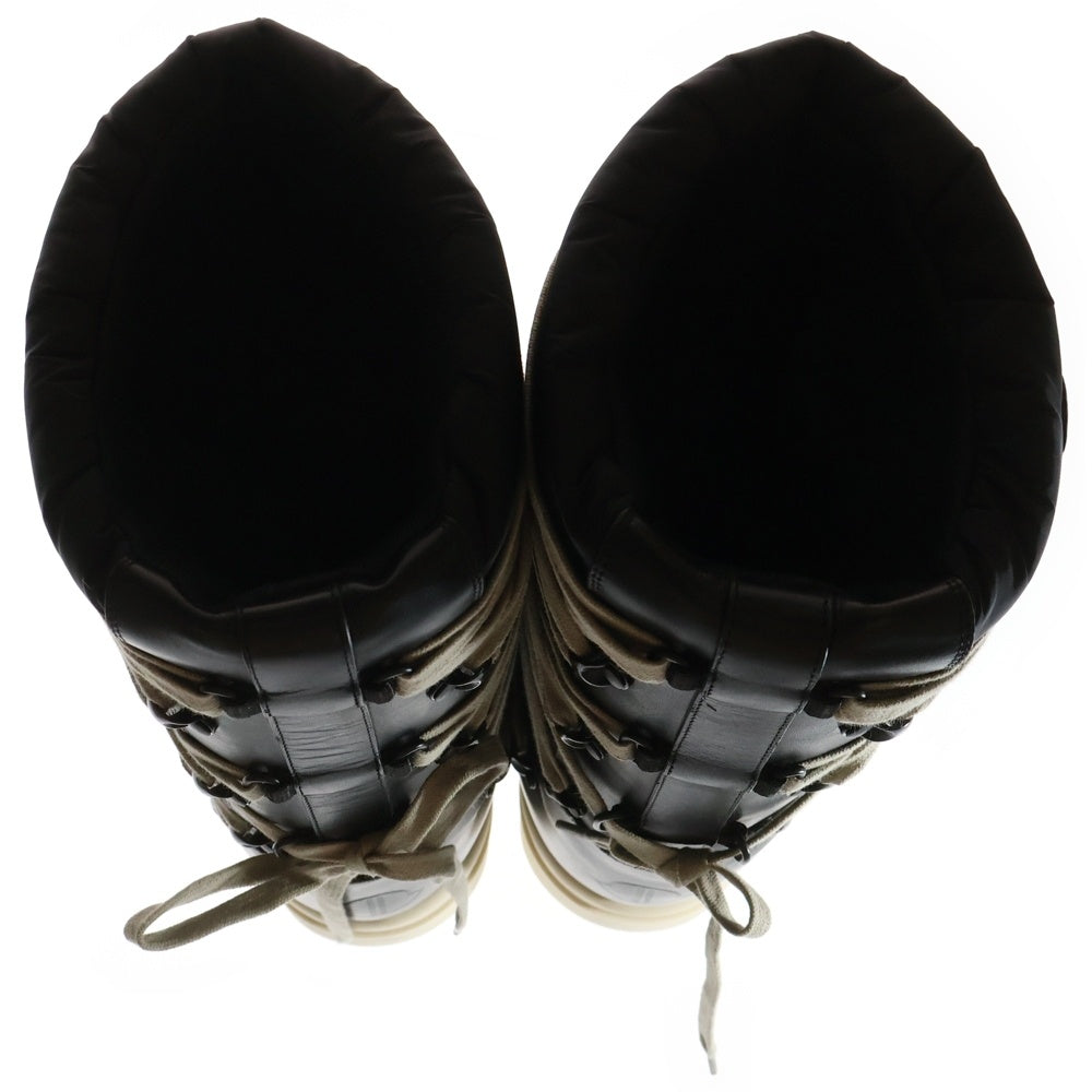 Rick Owens(リックオウエンス) ×MONCLER BIGROCKS MU02C4H20M3863 モンクレール ビッグロックス ロングブーツ ブラック
