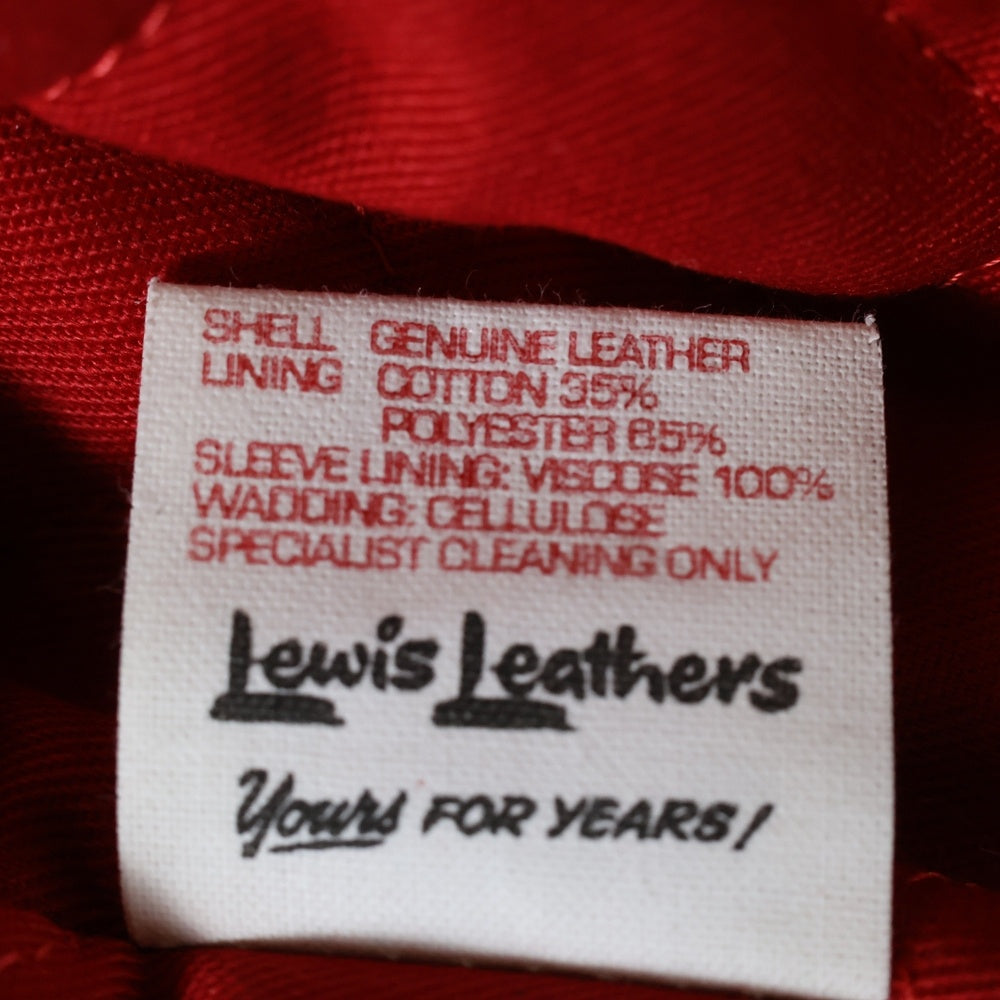 Lewis Leathers(ルイスレザー) 551L DOMINATOR ドミネーター カウハイド シングルレザーライダースジャケット ブラック レディース