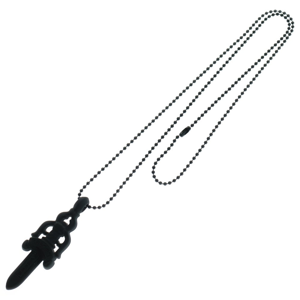 CHROME HEARTS(クロムハーツ) RUBBER LARGE DAGGER ラバーラージダガー シリコンラバーネックレス ブラック