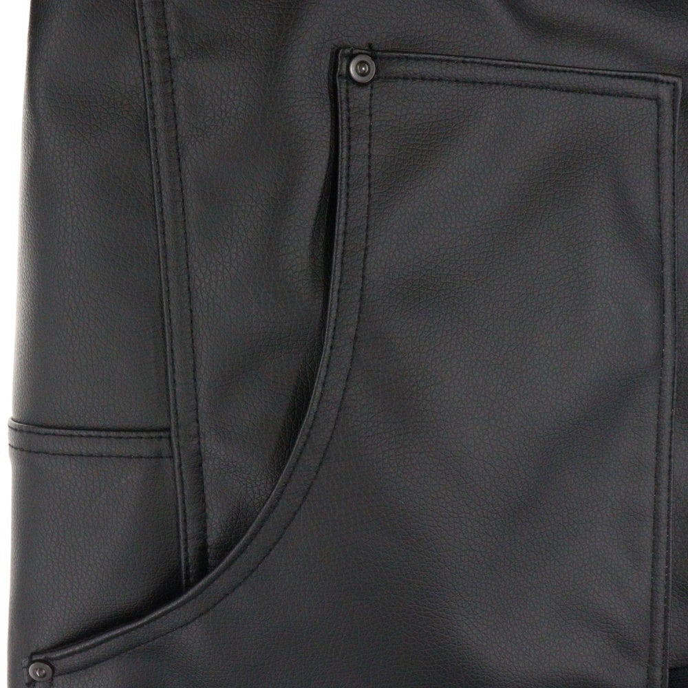 eYe COMME des GARCONS JUNYA WATANABE MAN(アイ コム デ ギャルソン ジュンヤ ワタナベ マン) 24SS×Carhartt カーハート エステルオックスフェイクレザージャケット 綿ダック WM-J904 ブラック