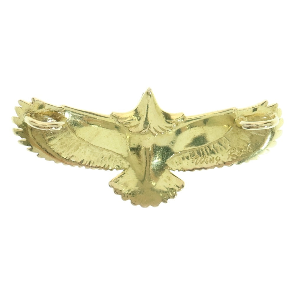 WING ROCK(ウィングロック) 18K 全金イーグル ペンダントトップ 2S ゴールド