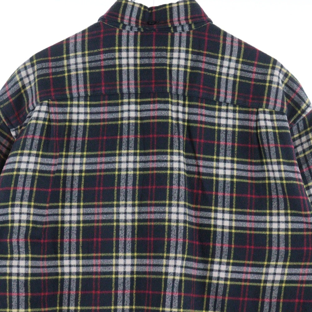 SUPREME(シュプリーム) 20AW Tartan Flannel Shirt Black タータンフランネルチェック長袖シャツ ブラック/マルチ