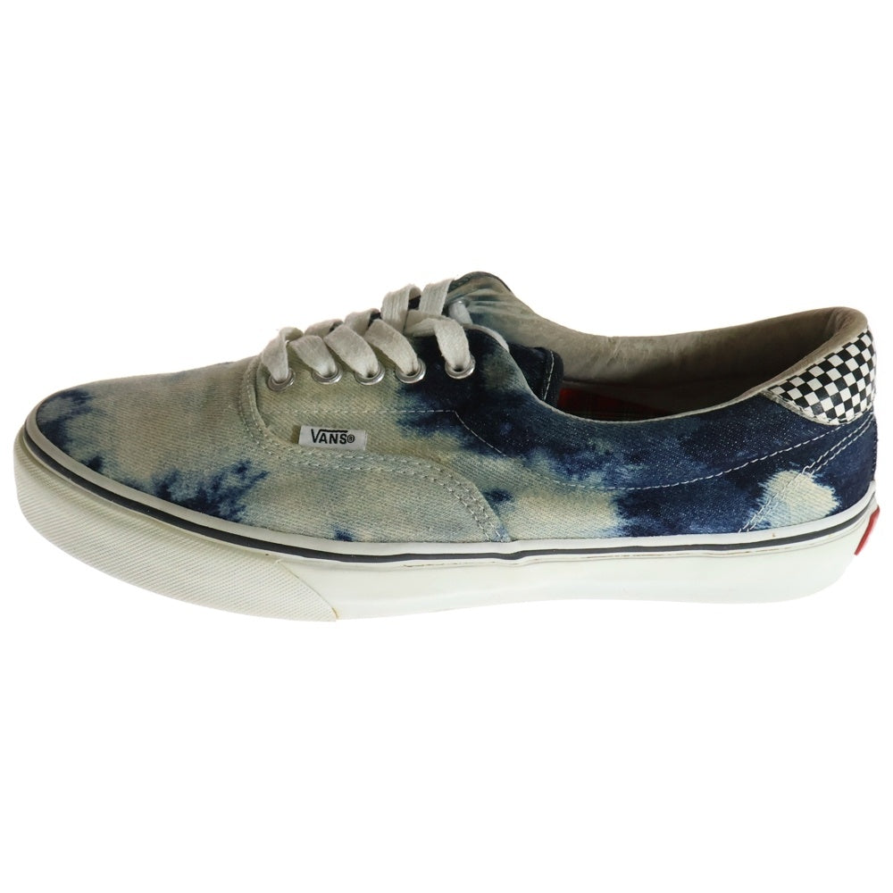 SUPREME(シュプリーム) 10SS×VANS Era Style 46 RAW Bleached Denim ヴァンズ エラ スタイル46 ブリーチドデニム ローカットスニーカー US10/28.0cm ブルー