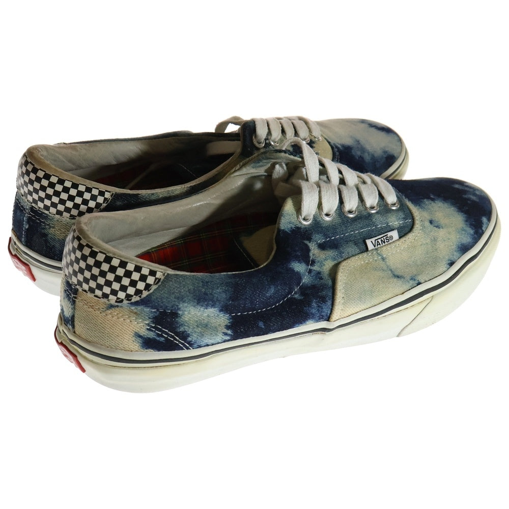 SUPREME(シュプリーム) 10SS×VANS Era Style 46 RAW Bleached Denim ヴァンズ エラ スタイル46 ブリーチドデニム ローカットスニーカー US10/28.0cm ブルー