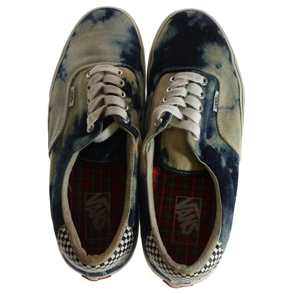 SUPREME(シュプリーム) 10SS×VANS Era Style 46 RAW Bleached Denim ヴァンズ エラ スタイル46 ブリーチドデニム ローカットスニーカー US10/28.0cm ブルー