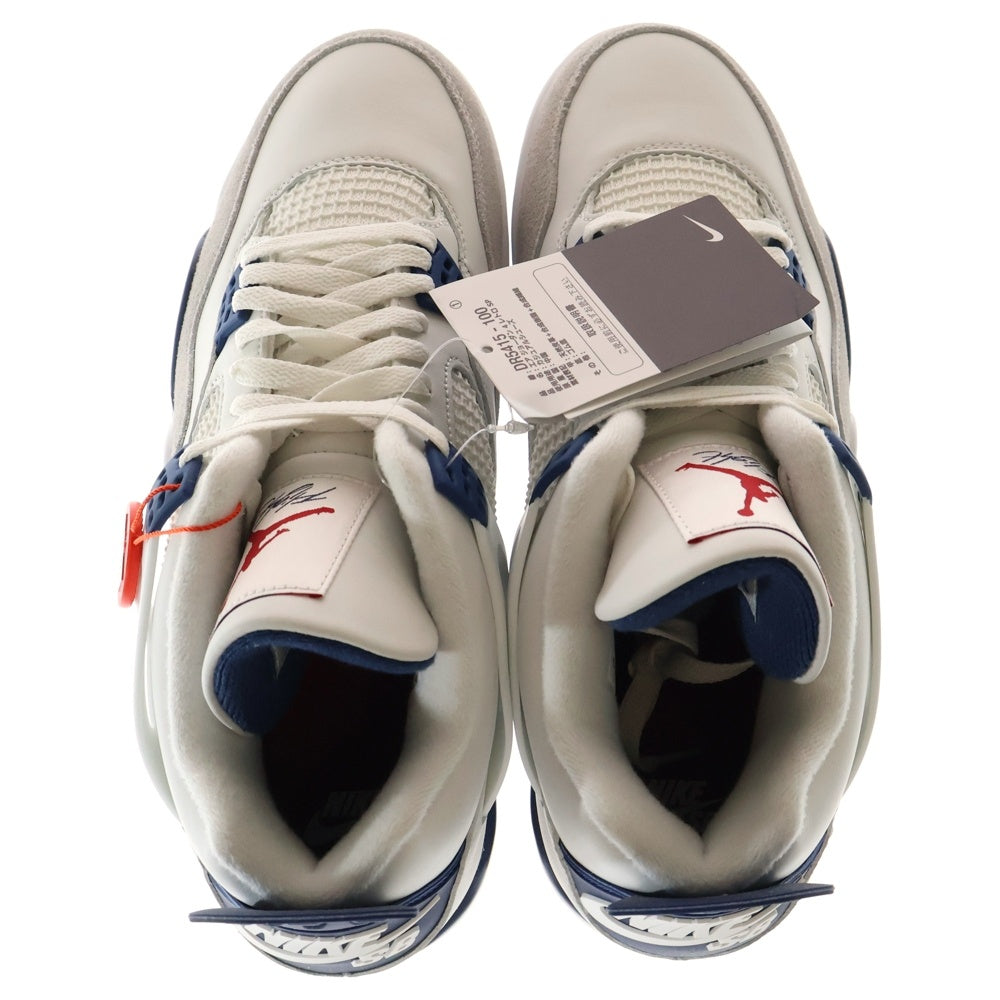 NIKE(ナイキ) AIR JORDAN 4 RETRO SP SUMMIT WHITE DR5415-100 エアジョーダン レトロ サミットホワイト ミッドカットスニーカー US11/29.0cm ホワイト/ブルー