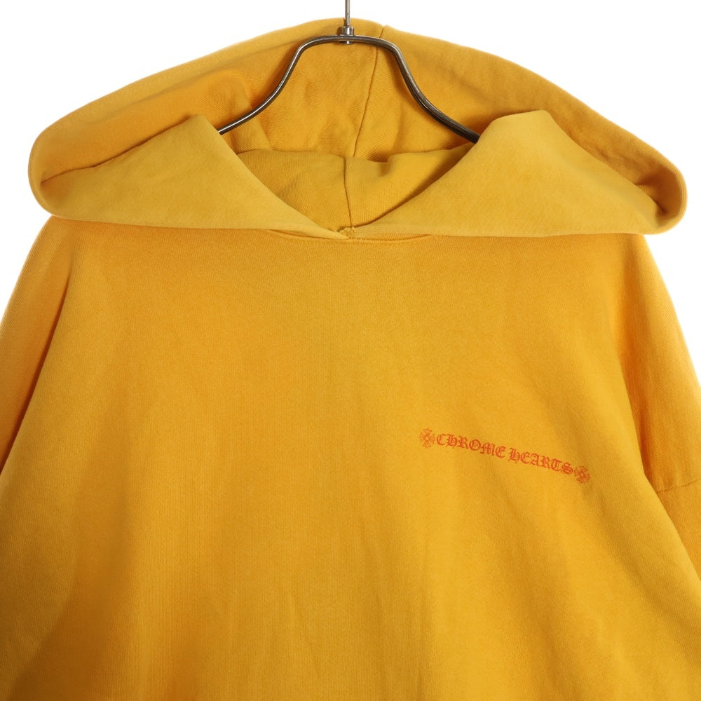 CHROME HEARTS(クロムハーツ) PPO mustard HD PLVR MATTY BOY バックプリントプルオーバースウェットパーカー フーディー マスタード