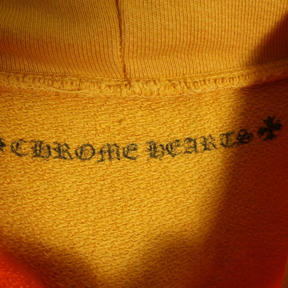 CHROME HEARTS(クロムハーツ) PPO mustard HD PLVR MATTY BOY バックプリントプルオーバースウェットパーカー フーディー マスタード