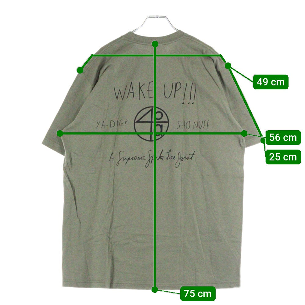 SUPREME(シュプリーム) 25SS Spike Tee Light Olive スパイク・リー フォトプリント ライトオリーブ 半袖Tシャツ カットソー オリーブ