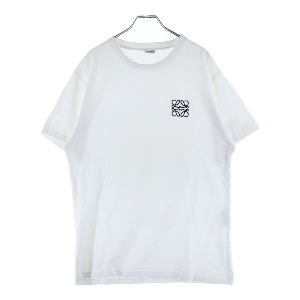 LOEWE(ロエベ) アナグラムロゴクルーネック半袖Tシャツ カットソー H6299000CR ホワイト