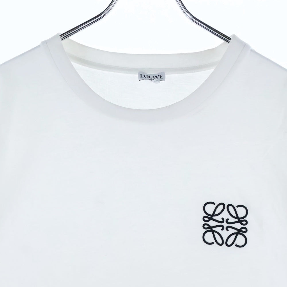 LOEWE(ロエベ) アナグラムロゴクルーネック半袖Tシャツ カットソー H6299000CR ホワイト