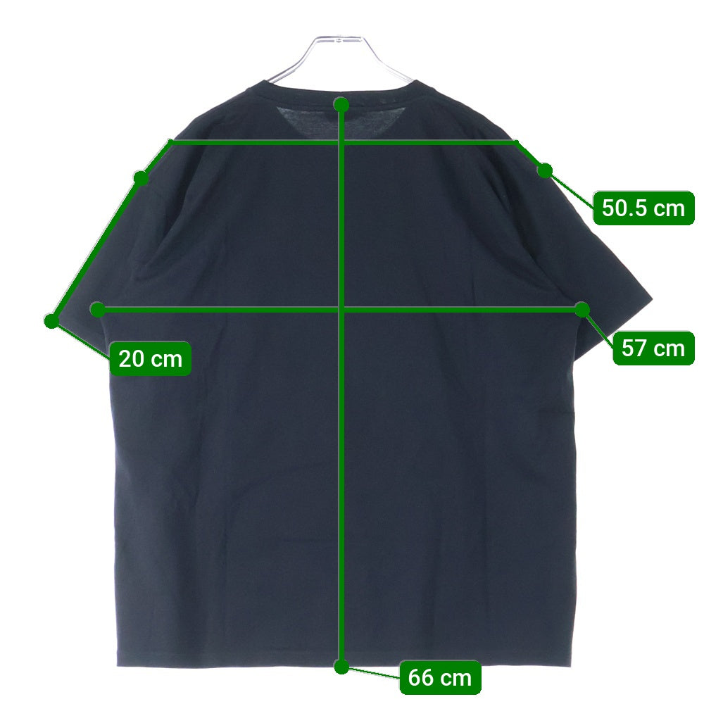 CELINE(セリーヌ) 21AW Loose T-Shirt With Studs スタッズロゴルーズ半袖Tシャツ カットソー 2X800501F ブラック