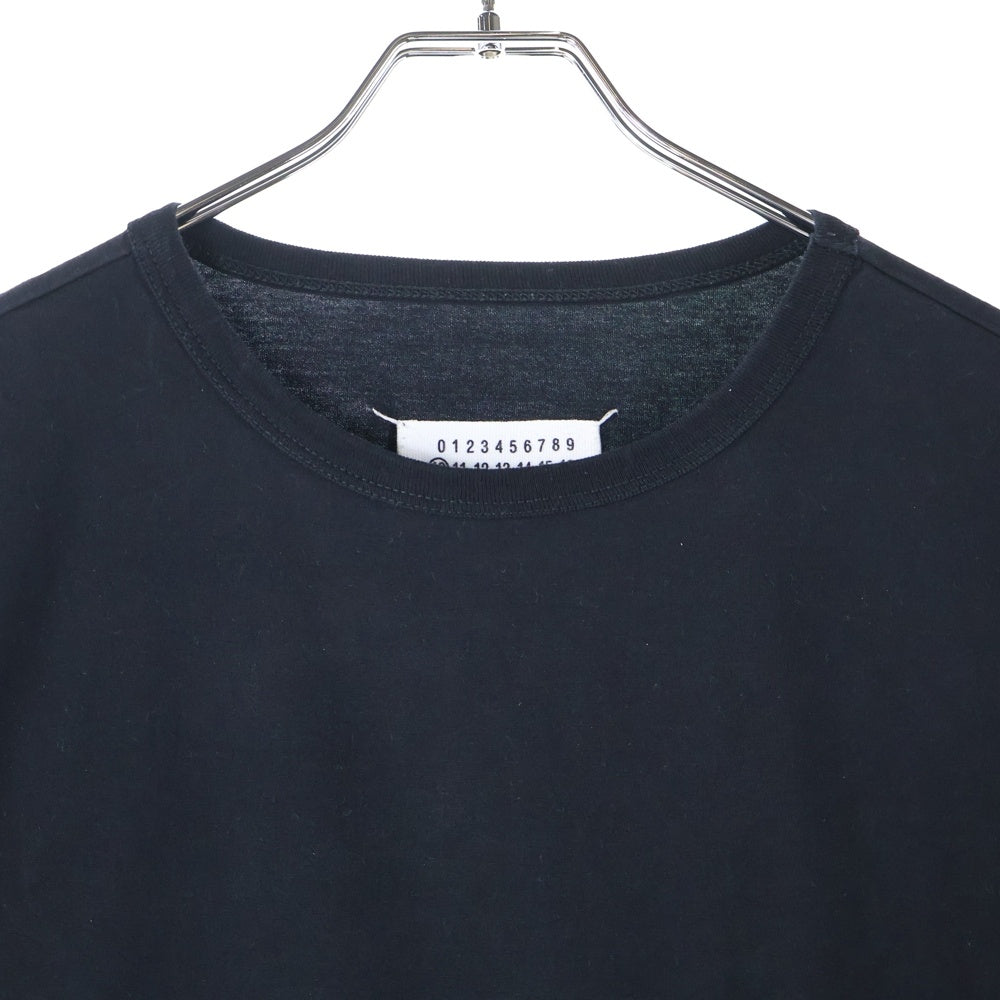 Maison Martin Margiela(メゾンマルタンマルジェラ) アップサイドダウンロゴ半袖Tシャツ カットソー S30GC0701 S22816 ブラック