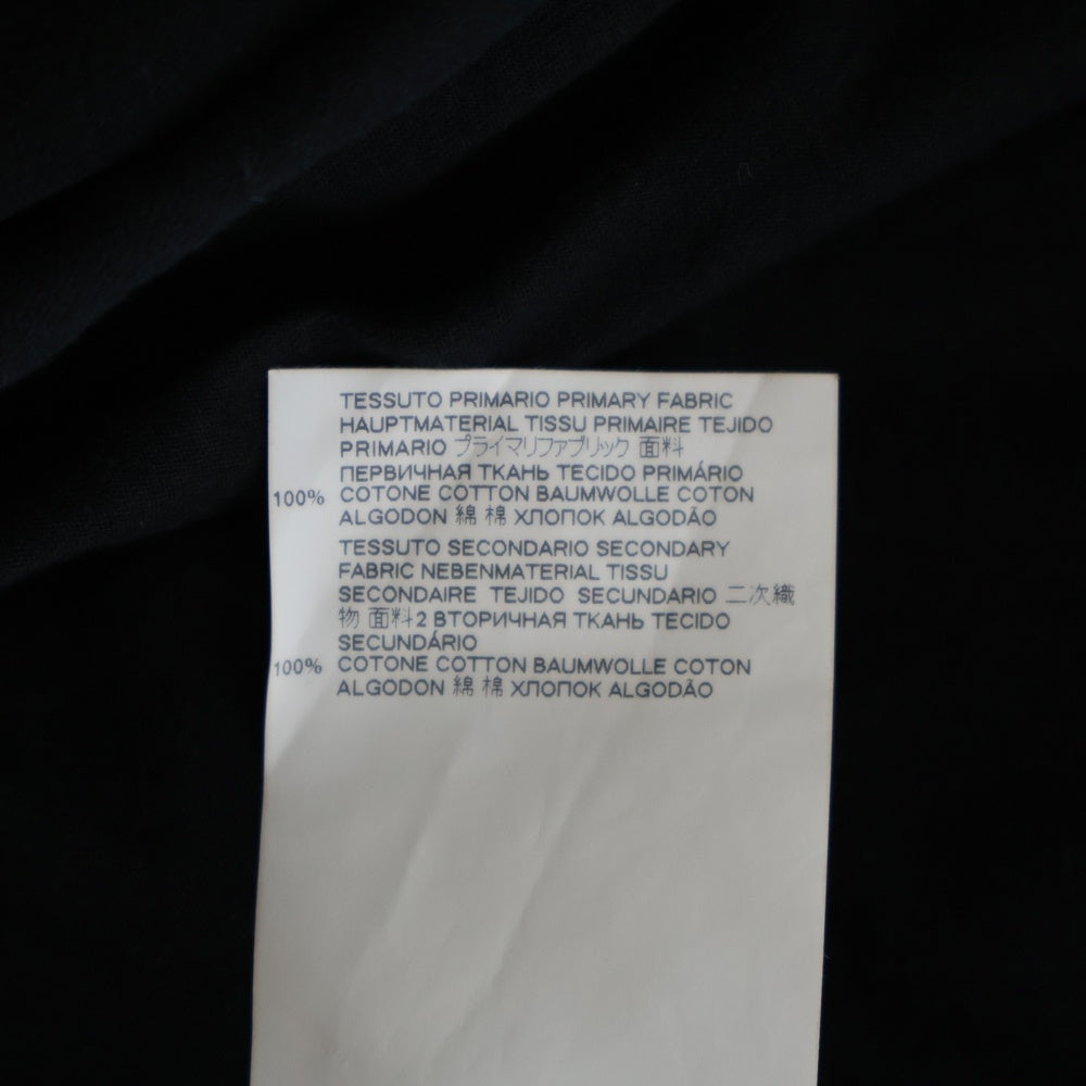 Maison Martin Margiela(メゾンマルタンマルジェラ) アップサイドダウンロゴ半袖Tシャツ カットソー S30GC0701 S22816 ブラック