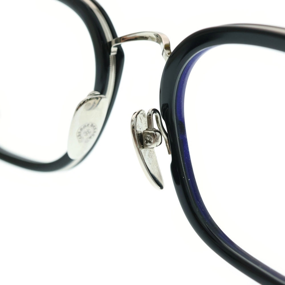 CHROME HEARTS(クロムハーツ) STRAPADICTOME BSフレアテンプル スクエアフレームサングラス ブラック/クリア