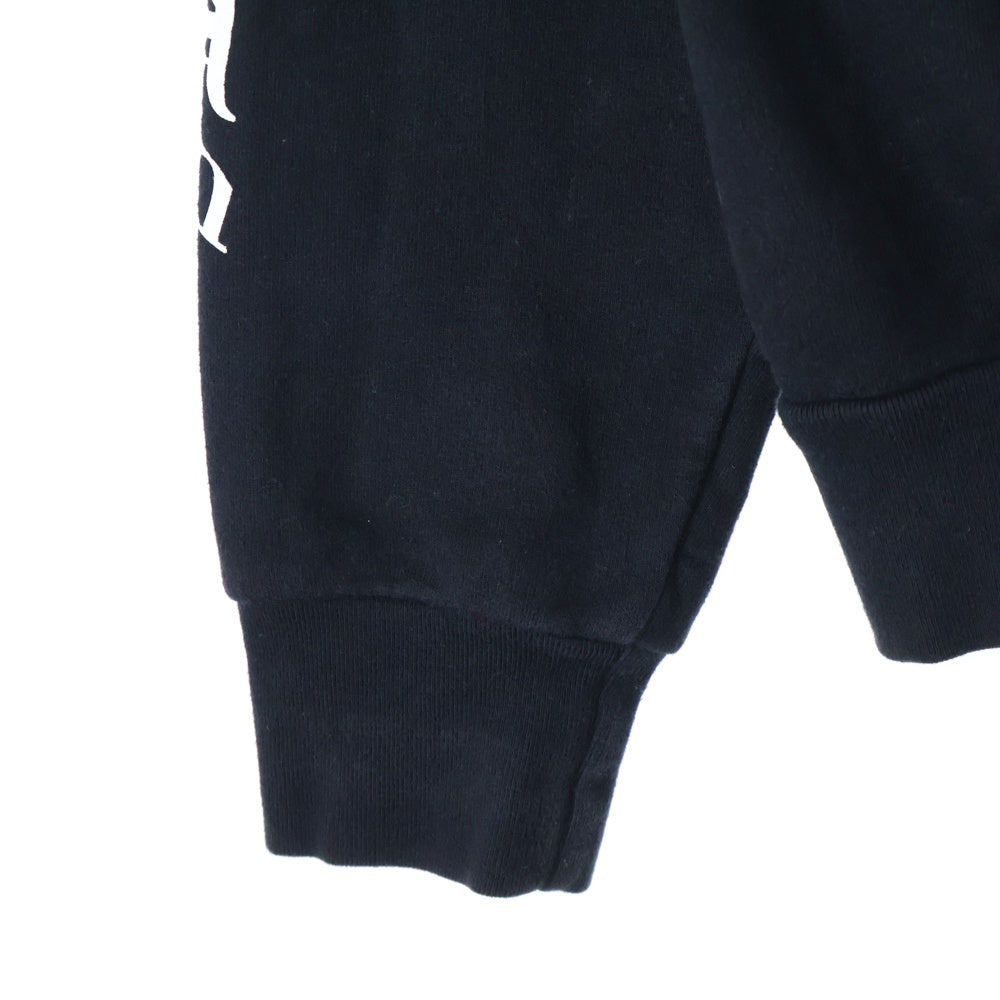 CHROME HEARTS(クロムハーツ) SCROOL HOODIE スクロールラベル スウェットプルオーバーフーディーパーカー ブラック