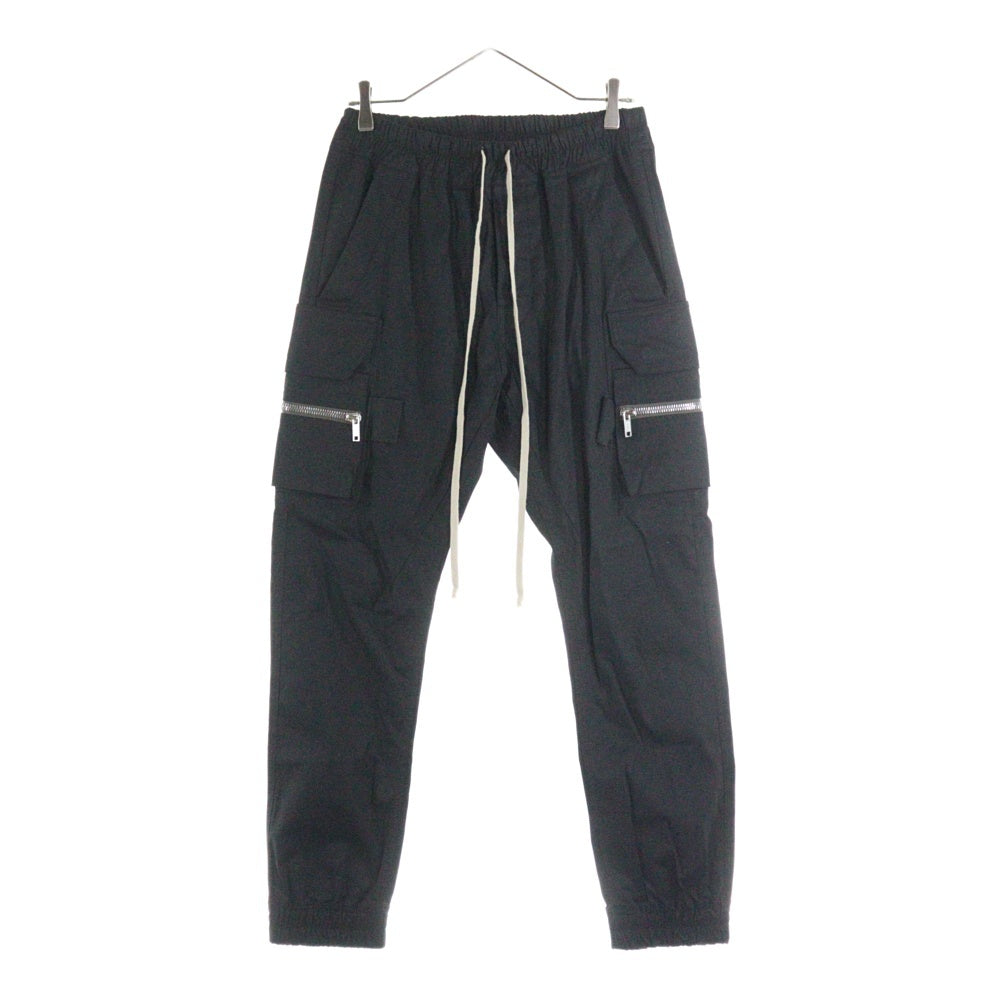 Rick Owens(リックオウエンス) 22AW MASTODON CARGO RU02B2396-TE マストドン カーゴ スウェット パンツ ブラック