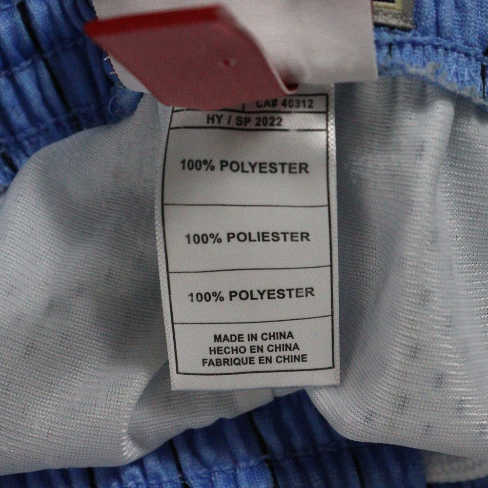 Mitchell&Ness(ミッチェル アンド ネス) CHICAGO BULLS 1995/96 Hardwood Classics Fadeaway Shorts シカゴブルズ ストライプショーツ ショートパンツ ブルー