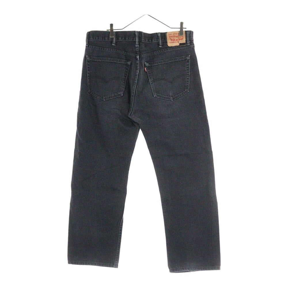 Levi's(リーバイス) 505 ジッパーフライストレートブラックデニムパンツ 00505-0260 ブラック