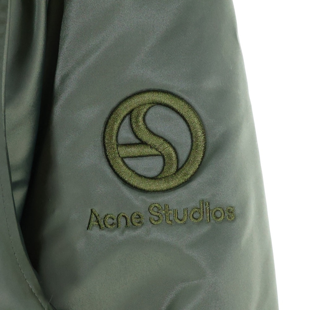 Acne Studios(アクネ ストゥディオズ) Bomber Jacket B90819 ロゴグラムボンバージャケット グリーン