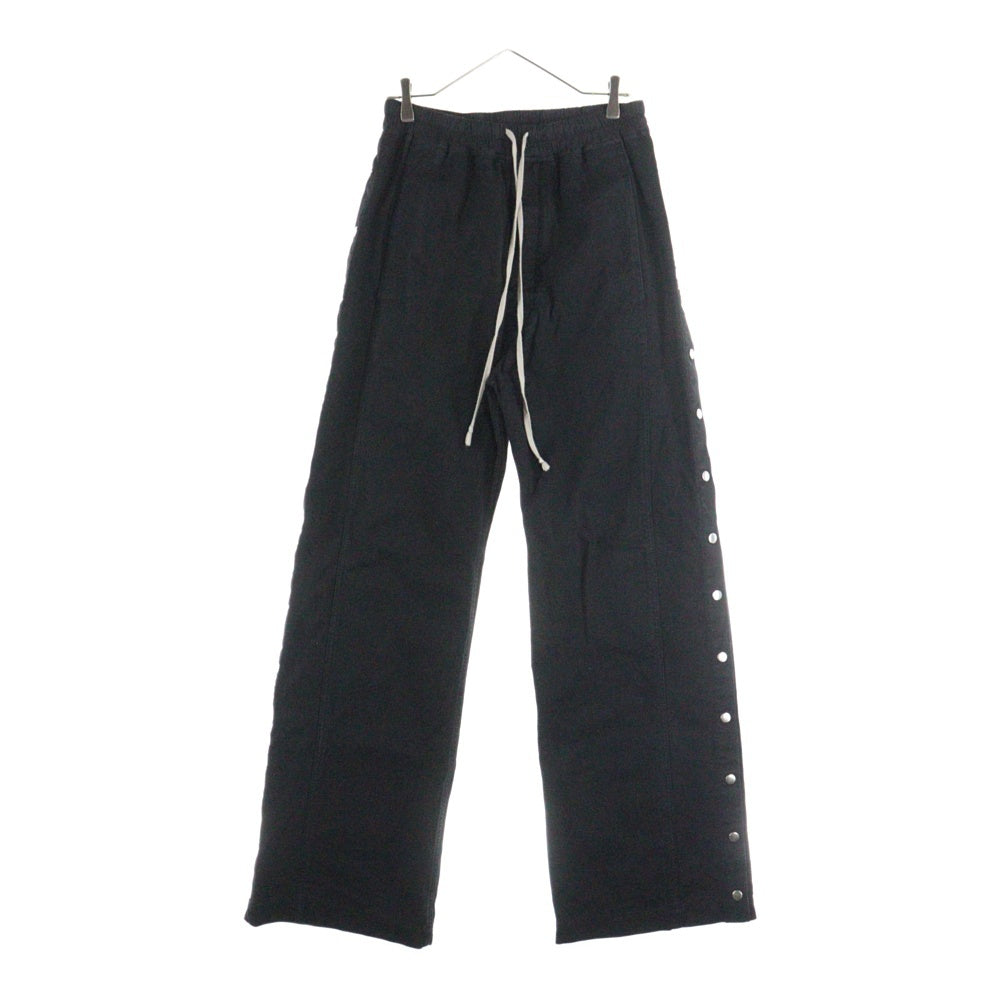 DRKSHDW(ダークシャドウ) 25SS PUSHER PANTS プッシャーパンツ サイドスナップボタンロングパンツ DU01E3393-CVS ブラック