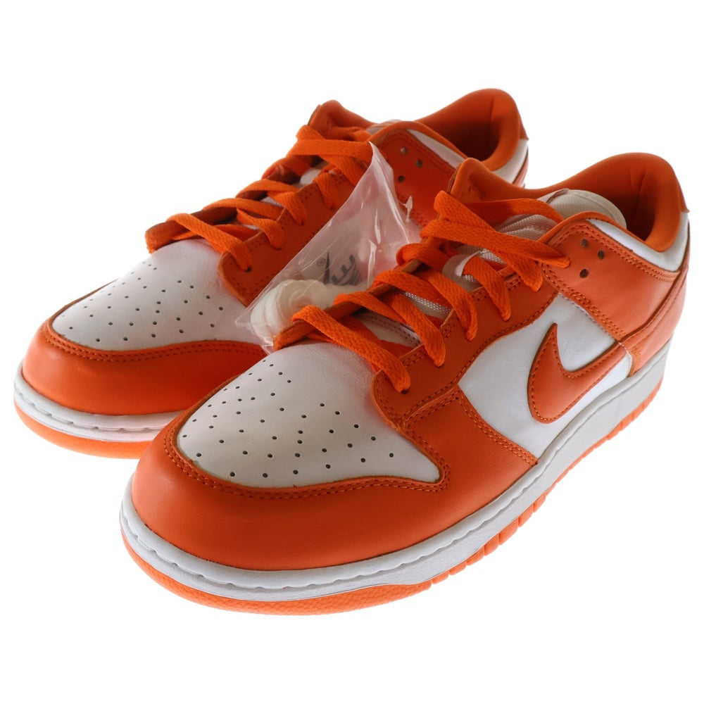NIKE(ナイキ) DUNK LOW SP SYRACUSE CU1726-101 ダンクローカットスニーカー シラキュース シューズ US12/30.0cm オレンジ/ホワイト