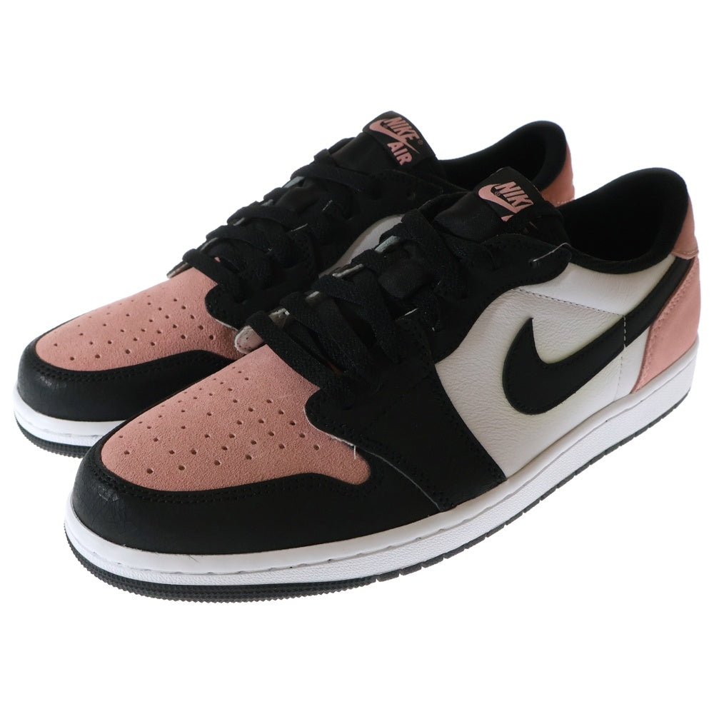 NIKE(ナイキ) AIR JORDAN 1 LOW OG BLEACHED CORAL CZ0790-061 エアジョーダン1 ブリーチドコーラル ローカットスニーカー シューズ US11/29.0cm ブラック/ピンク/ホワイト