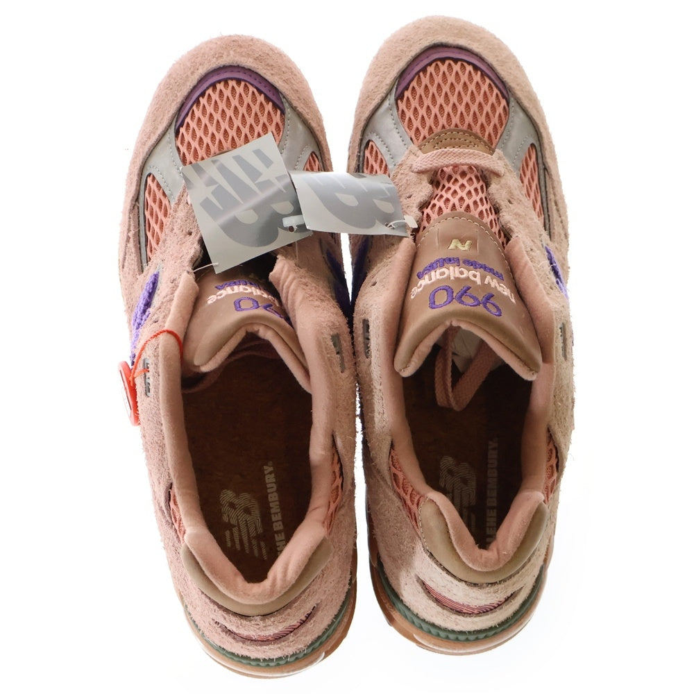 New Balance(ニューバランス) ×Salehe Bembury 990v2 M990SB2 サレへベンバリー ローカットスニーカー シューズ ピンク