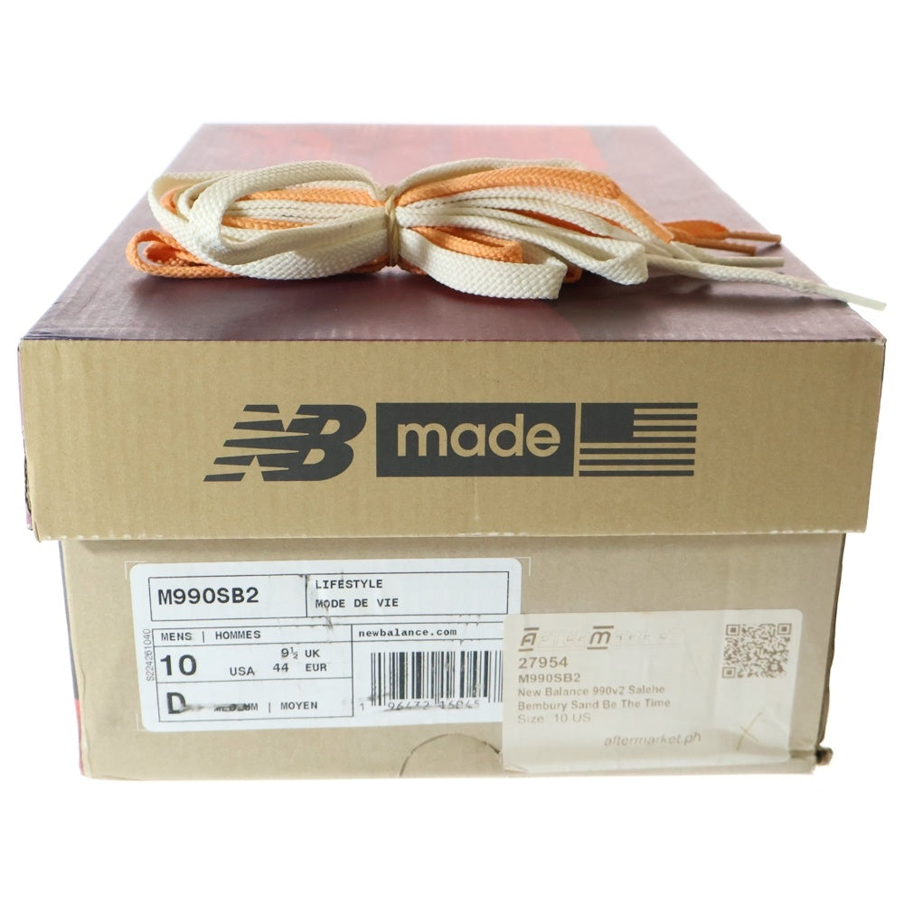 New Balance(ニューバランス) ×Salehe Bembury 990v2 M990SB2 サレへベンバリー ローカットスニーカー シューズ ピンク