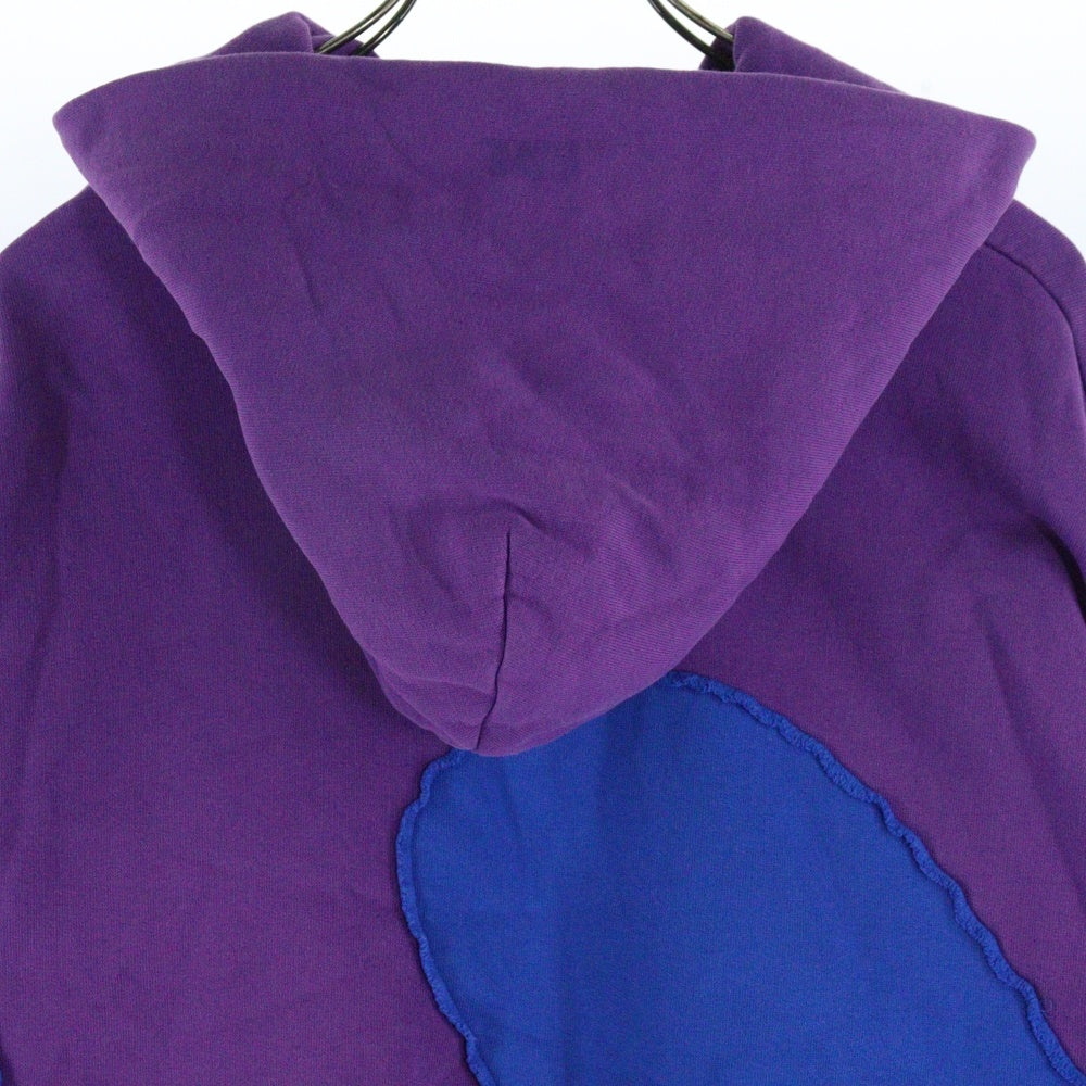 ERL(イーアールエル) Spiral Hoodie ウェーブ スウェットパーカー フーディ ブルー/パープル