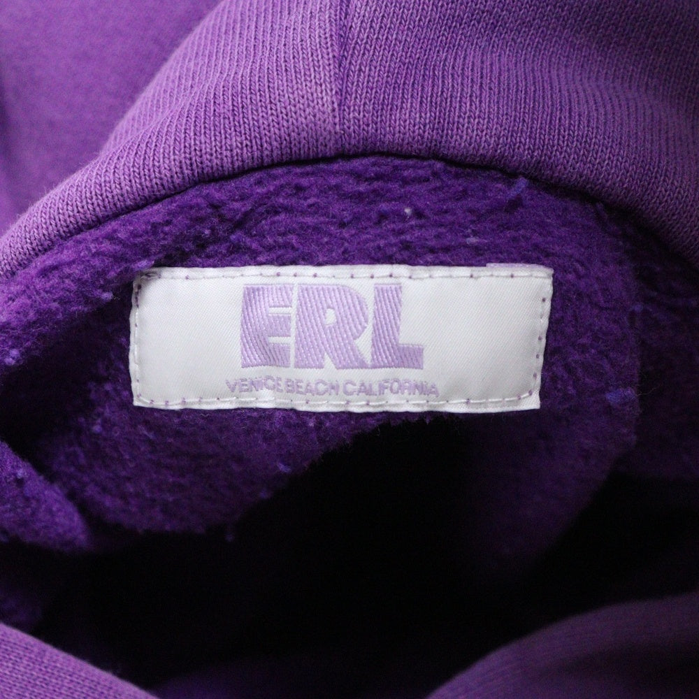 ERL(イーアールエル) Spiral Hoodie ウェーブ スウェットパーカー フーディ ブルー/パープル