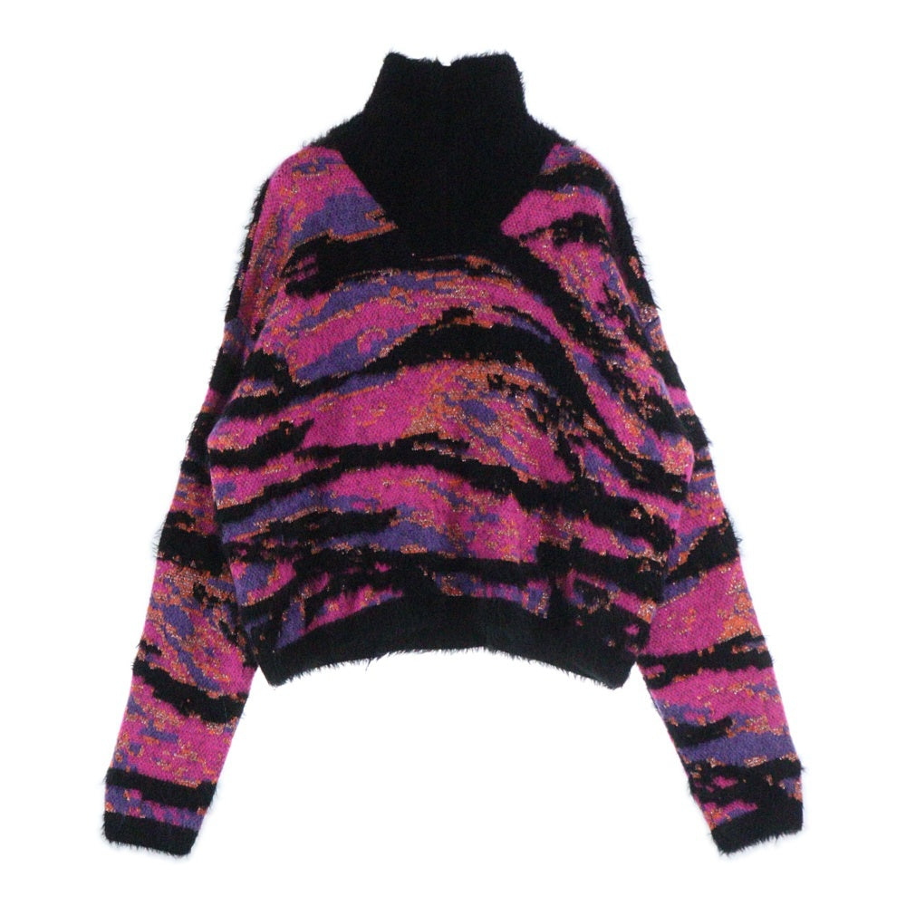 ERL(イーアールエル) Jacquard Sweater ジャカードタイガー ニットセーター マルチ