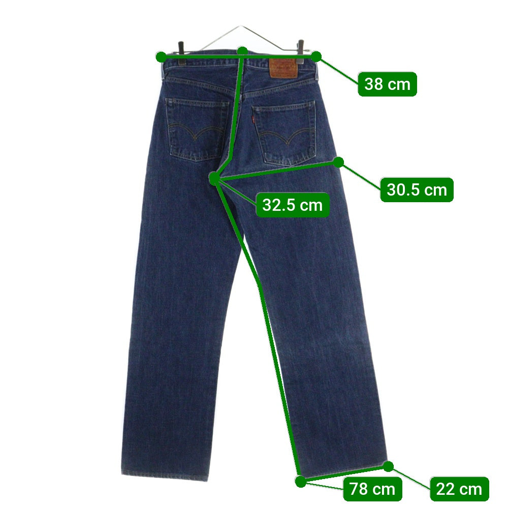Levi's(リーバイス) 90s 503BXX 99年製復刻 日本製 J22刻印 BIG-E ボタンフライデニムパンツ インディゴブルー
