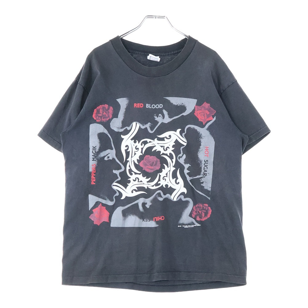 VINTAGE(ヴィンテージ) 90s Red Hot Chili Peppers BLOOD SUGER SEX MAGIK レッドホットチリペッパー ブラッドシュガーセックスマジック 両面プリント 半袖Tシャツ グレー