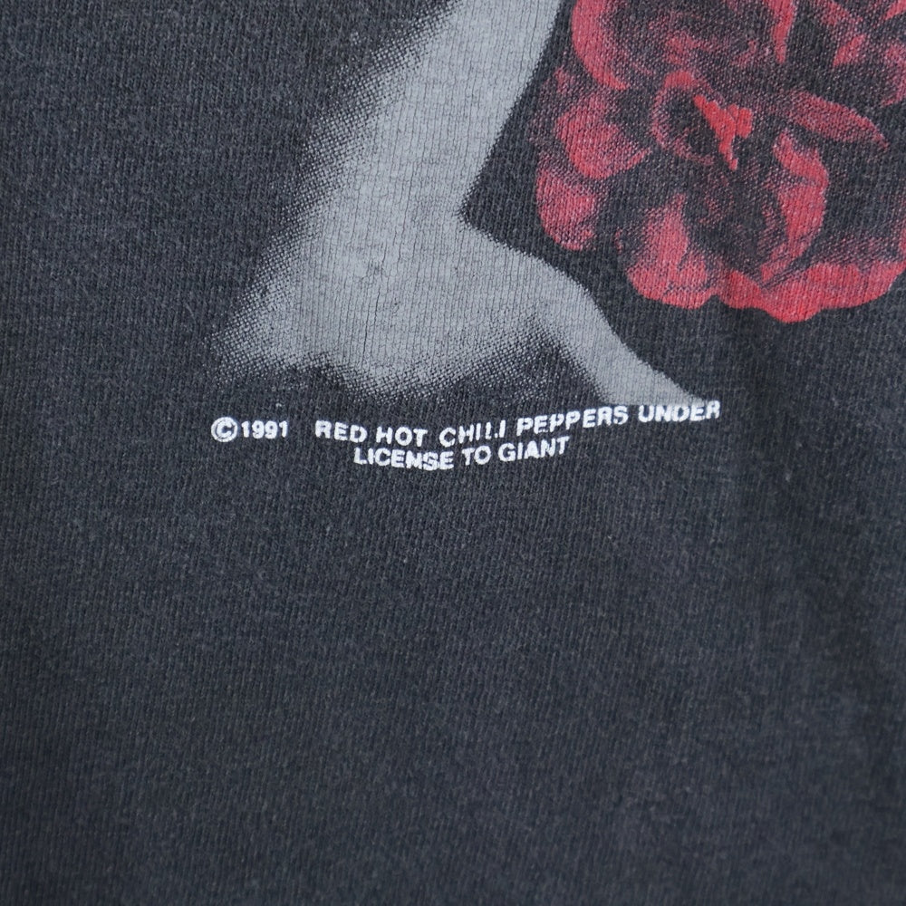 VINTAGE(ヴィンテージ) 90s Red Hot Chili Peppers BLOOD SUGER SEX MAGIK レッドホットチリペッパー ブラッドシュガーセックスマジック 両面プリント 半袖Tシャツ グレー