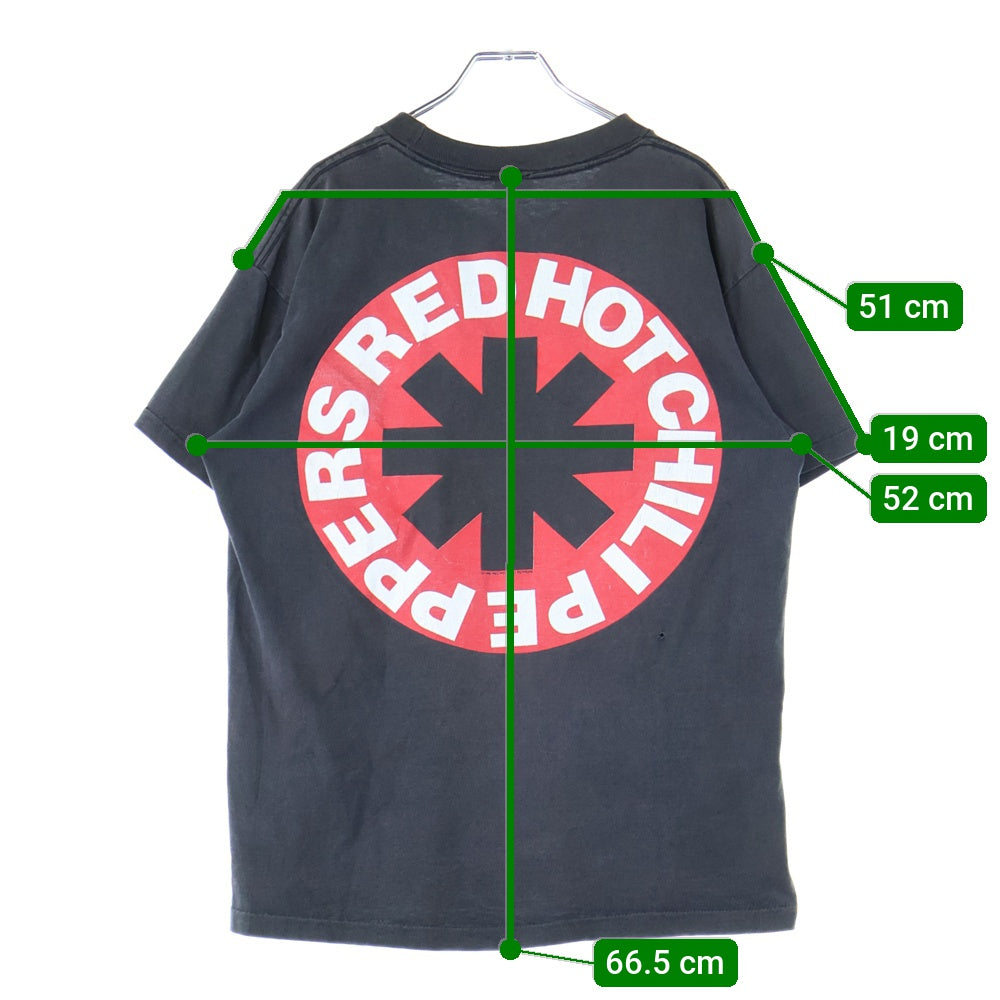 VINTAGE(ヴィンテージ) 90s Red Hot Chili Peppers BLOOD SUGER SEX MAGIK レッドホットチリペッパー ブラッドシュガーセックスマジック 両面プリント 半袖Tシャツ グレー