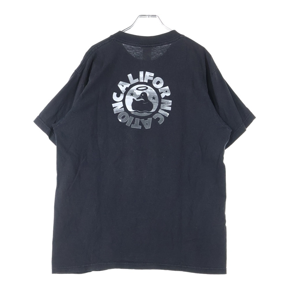 VINTAGE(ヴィンテージ) 90s Red Hot Chili Peppers Carifornication レッドホットチリペッパー 半袖Tシャツ カットソー ブラック