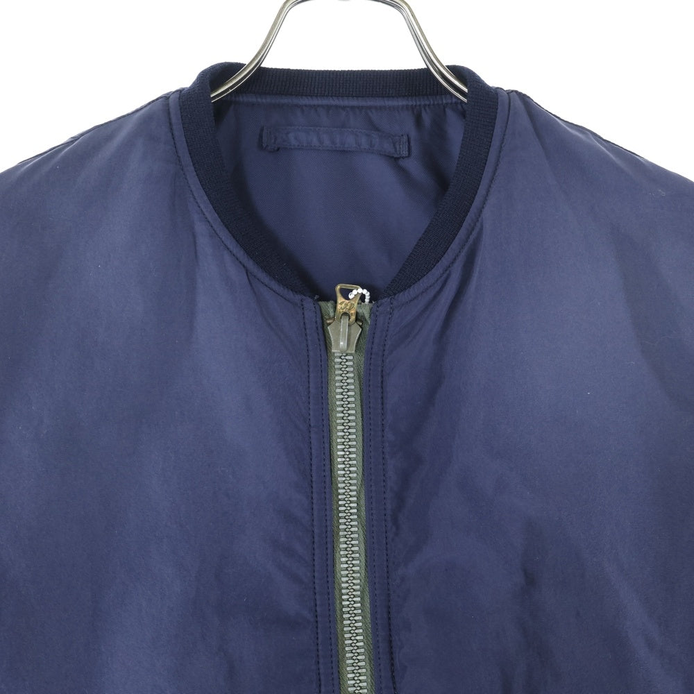 VISVIM(ヴィスヴィム) 24AW THORSON JKT MA-1 ウォッシュドナイロンフライトジャケット 0124405013001 ネイビー