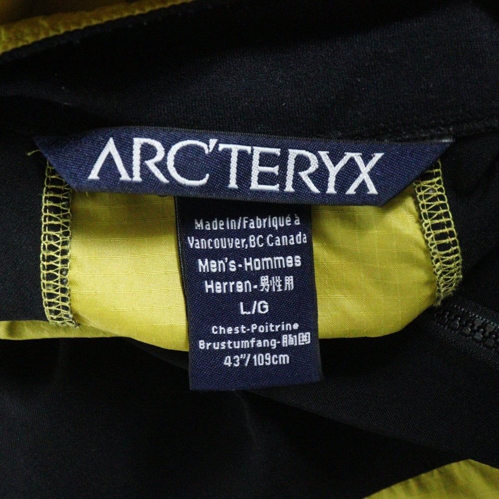 ARC'TERYX(アークテリクス) 00s VINTAGE TAU LIGHT JACKET ライトナイロンジャケット MHJ2-01 イエロー