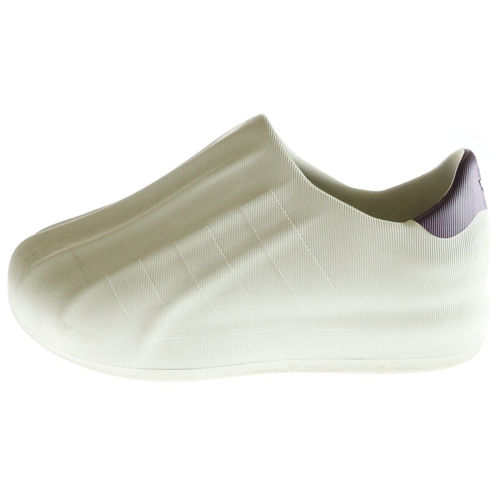 adidas(アディダス) ADIFOM SST GRAY ONE NIGHT INDIGO CIOUD WHITE IF6179 アディフォーム 厚底ラバーサンダル グレー/ベージュ US9.5/27.5cm